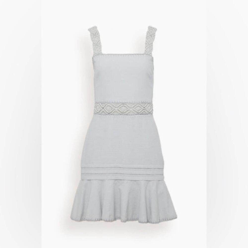 Jonathan Simkhai Flora Macrame Strap Mini Dress C… - image 4